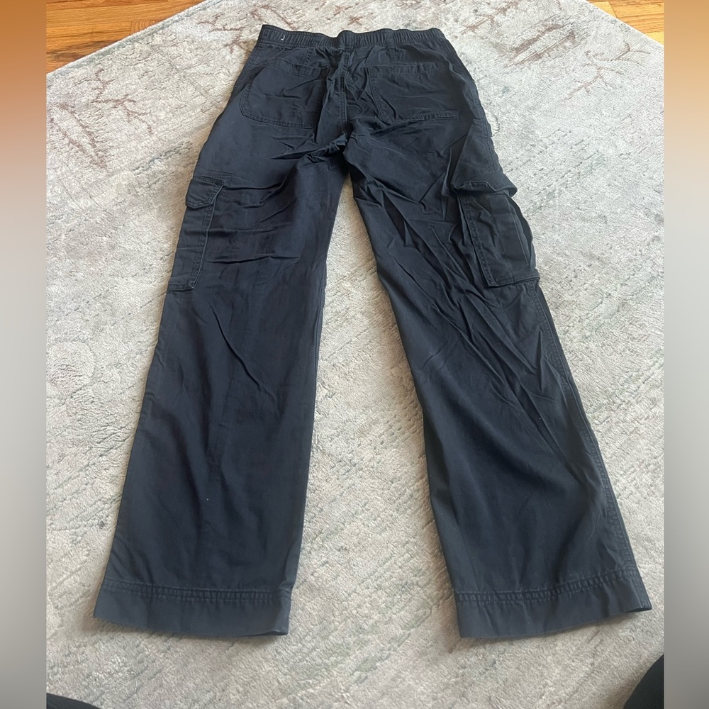 Abercrombie cargo pants in black